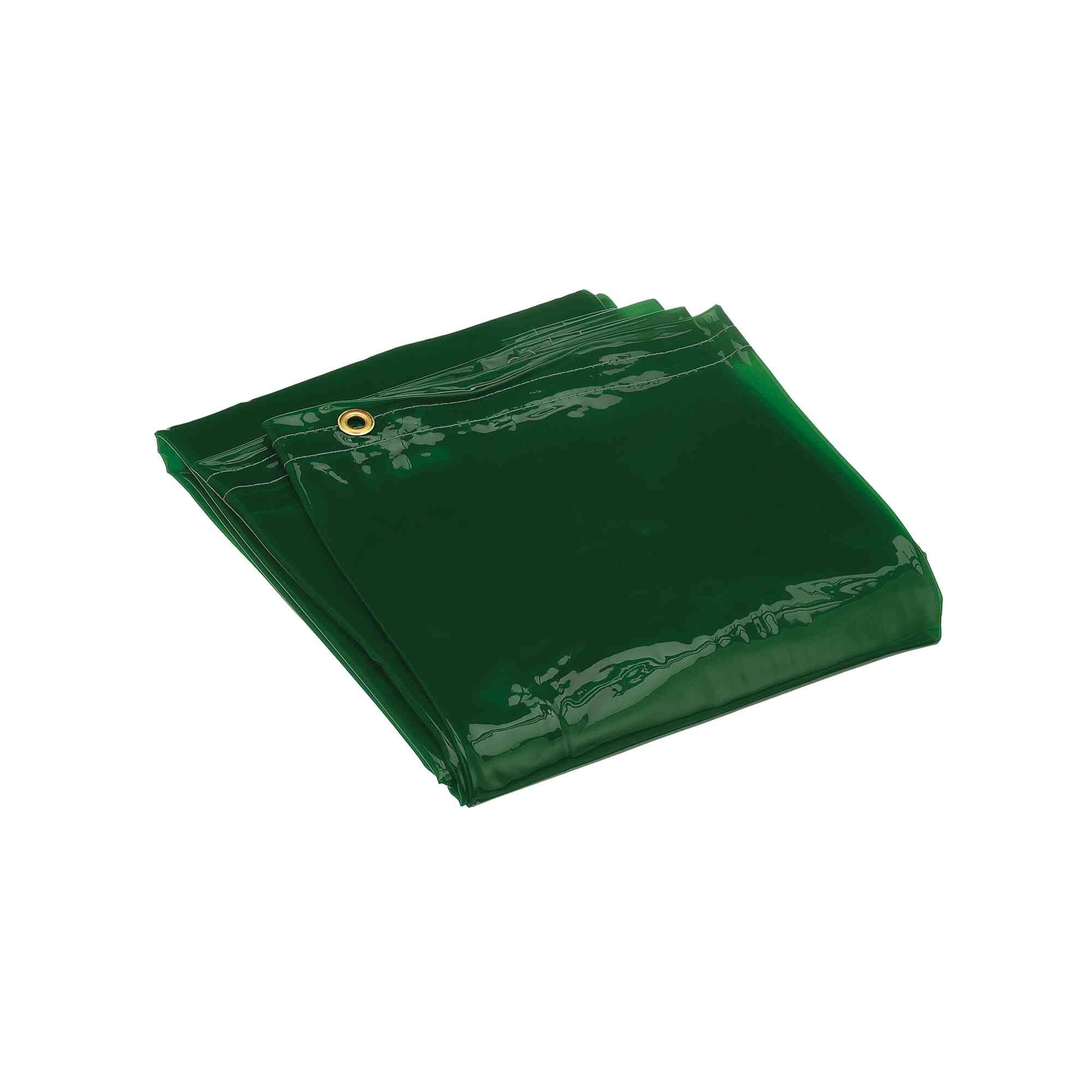 Jackson Safety® - Transparent Welding Curtain - 6' x 8' - Weight (per sq. yd.) 13 oz - Thickness 0.014" - Green - Amp Usage Medium/High - Model # 36315